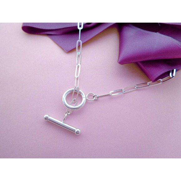 Elegant Silver Chain Necklace Set - Picture 2 of 5